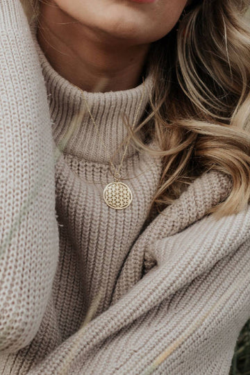 Wisteria London Flower Of Life Necklace Wisteria London